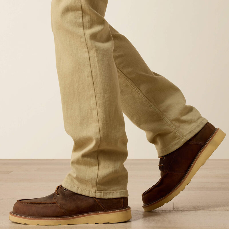 Jean recto Ariat M7 Grizzly para hombre en color caqui oscuro