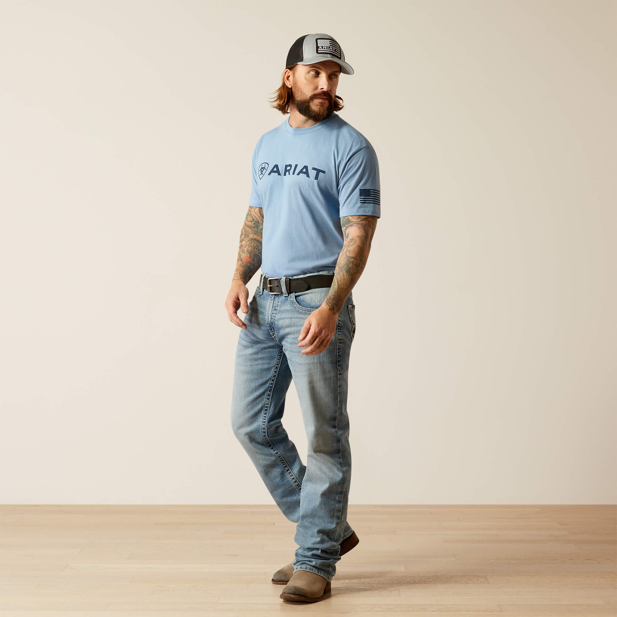 Men's Ariat M4 Relaxed Apollo Boot Cut Jeans