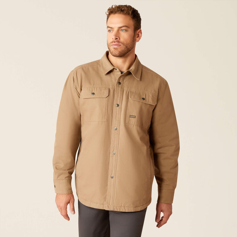 Men's Ariat Rebar Canvas Shirt Jacket