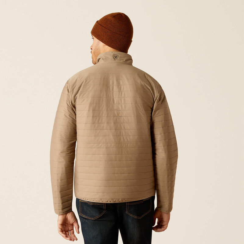 Men's Ariat Wylie Full Zip Jacket in Khaki