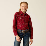 Girl's Ariat Red Ranch Shirt