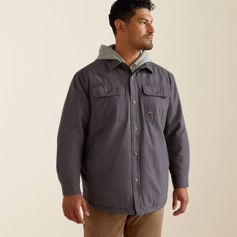 Men's Ariat Rebar Canvas Shirt Jacket