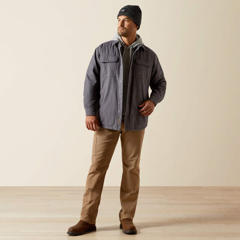 Men's Ariat Rebar Canvas Shirt Jacket