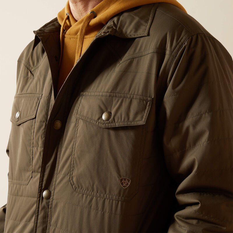 Men's Ariat Quilted Shirt Jacket