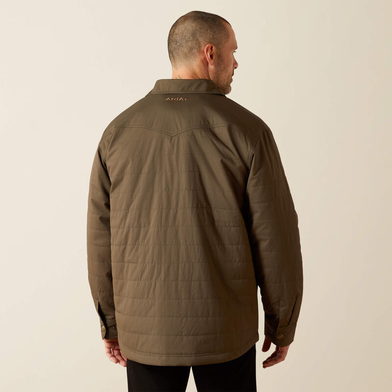 Men's Ariat Quilted Shirt Jacket