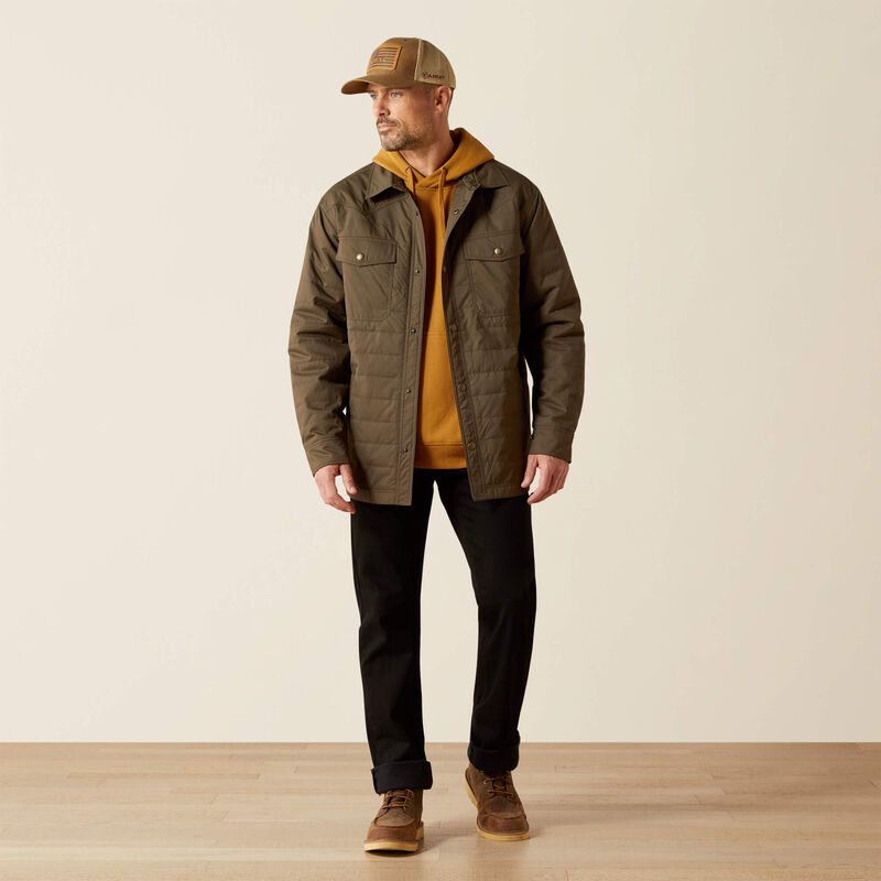 Men's Ariat Quilted Shirt Jacket