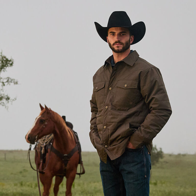 Men's Ariat Quilted Shirt Jacket