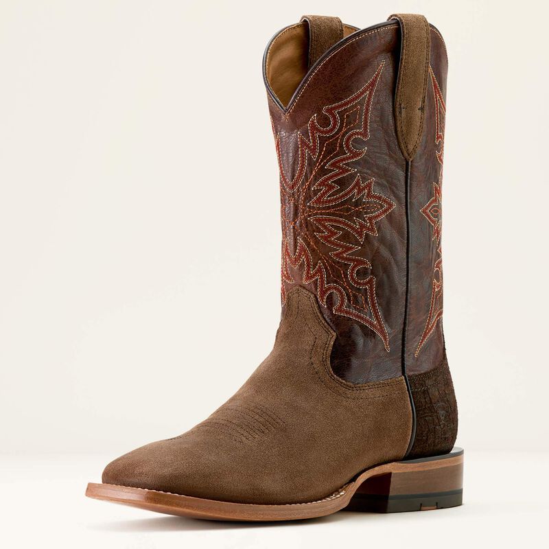 Men's Ariat Circuit Gritty Wide Square Toe Cowboy Boots