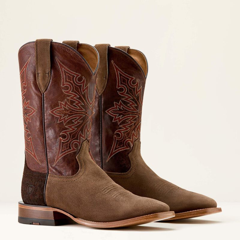 Men's Ariat Circuit Gritty Wide Square Toe Cowboy Boots