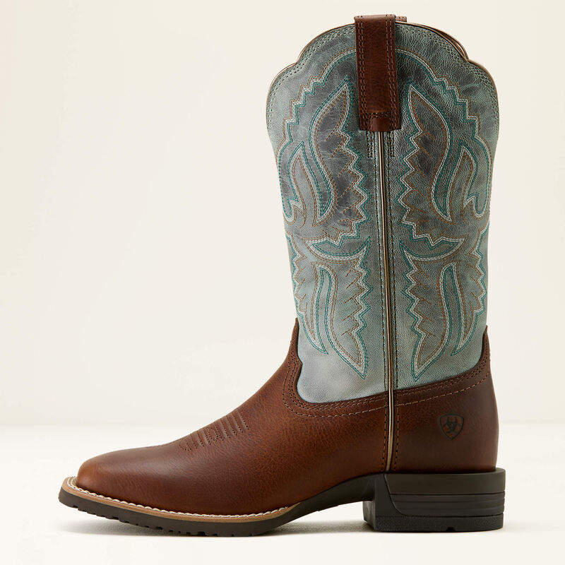 Women's Ariat Hybrid Ranchwork Wide Square Toe Western Boots