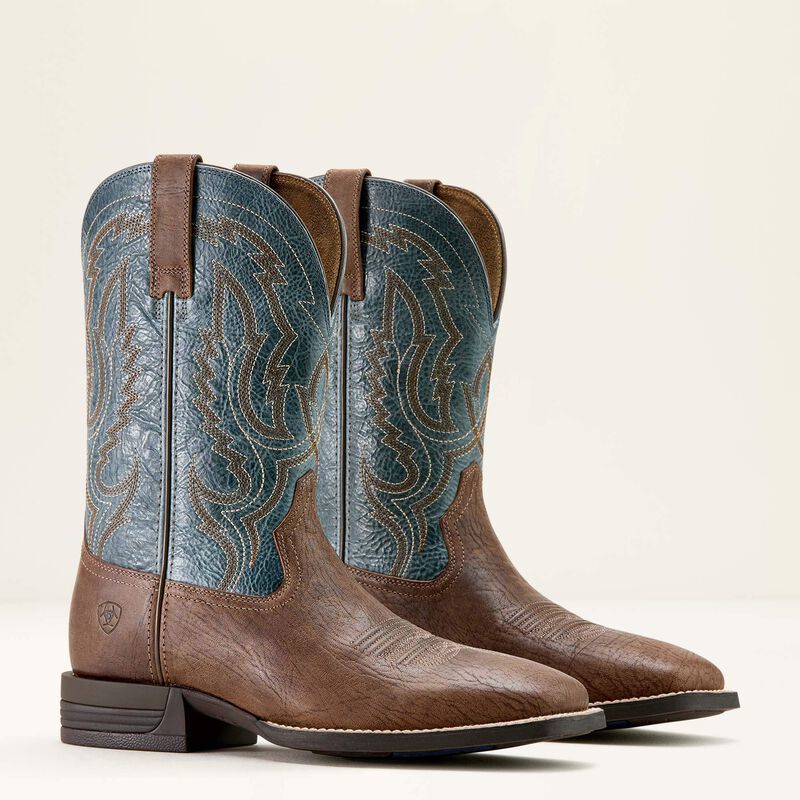 Men's Ariat Steadfast Wide Square Toe Cowboy Boots