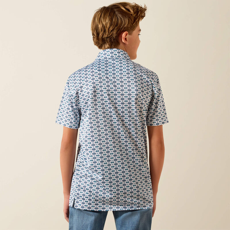 Ariat Youth All Over Print Polo