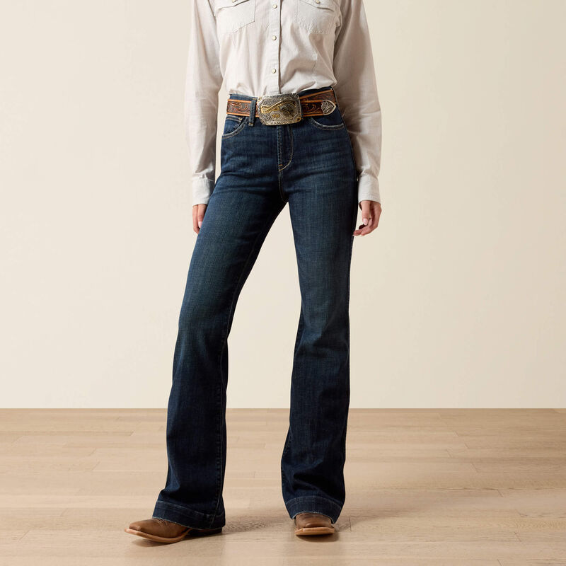 Women Ariat High Rise Vivienne Slim Trouser Jeans
