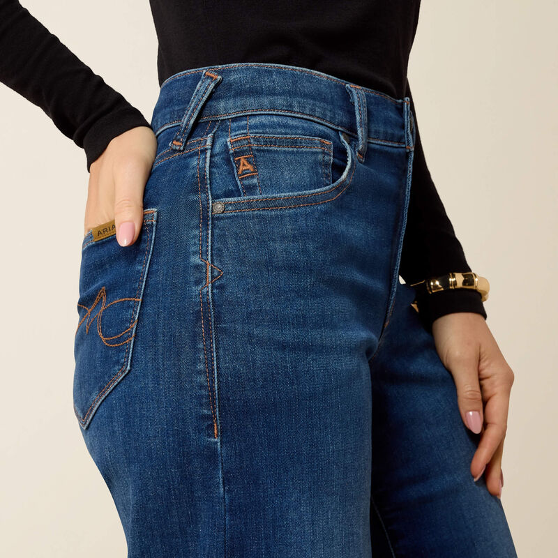Ariat | Women's High Rise Revel Vilma Ultrastretch Wide Leg Jeans