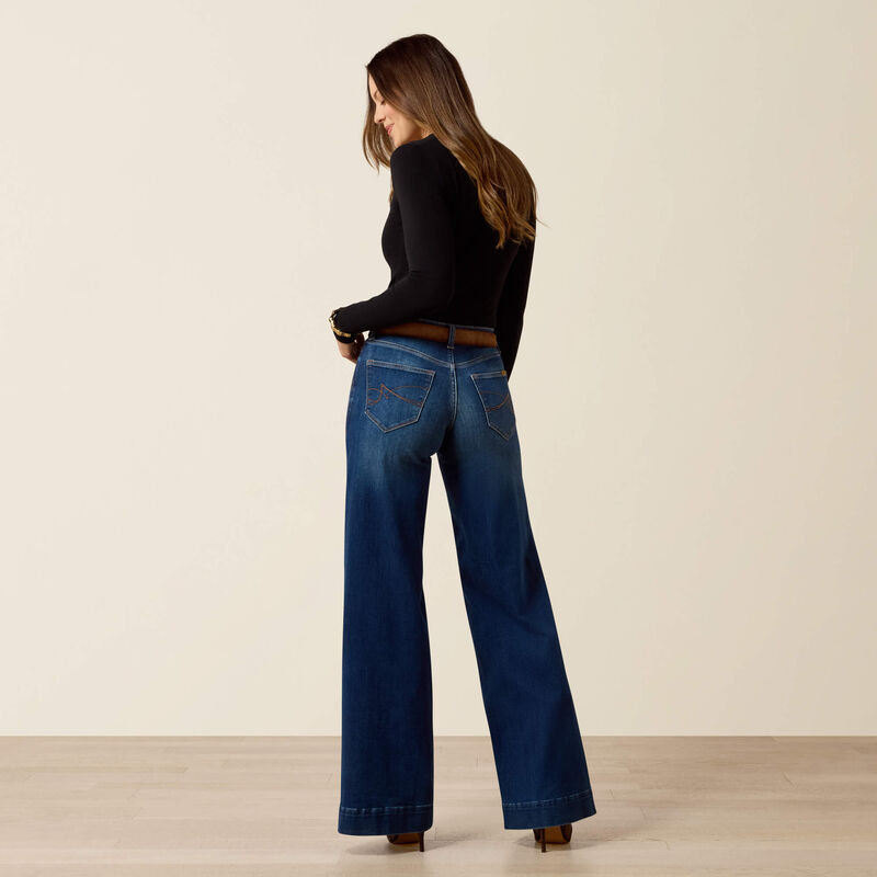 Ariat | Women's High Rise Revel Vilma Ultrastretch Wide Leg Jeans