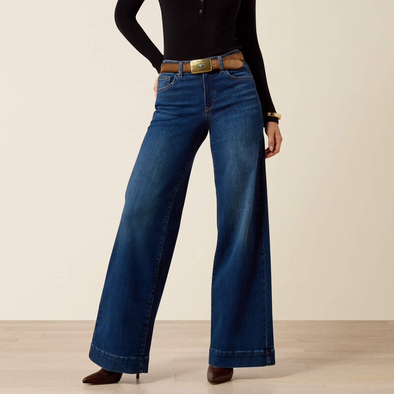 Ariat | Women's High Rise Revel Vilma Ultrastretch Wide Leg Jeans