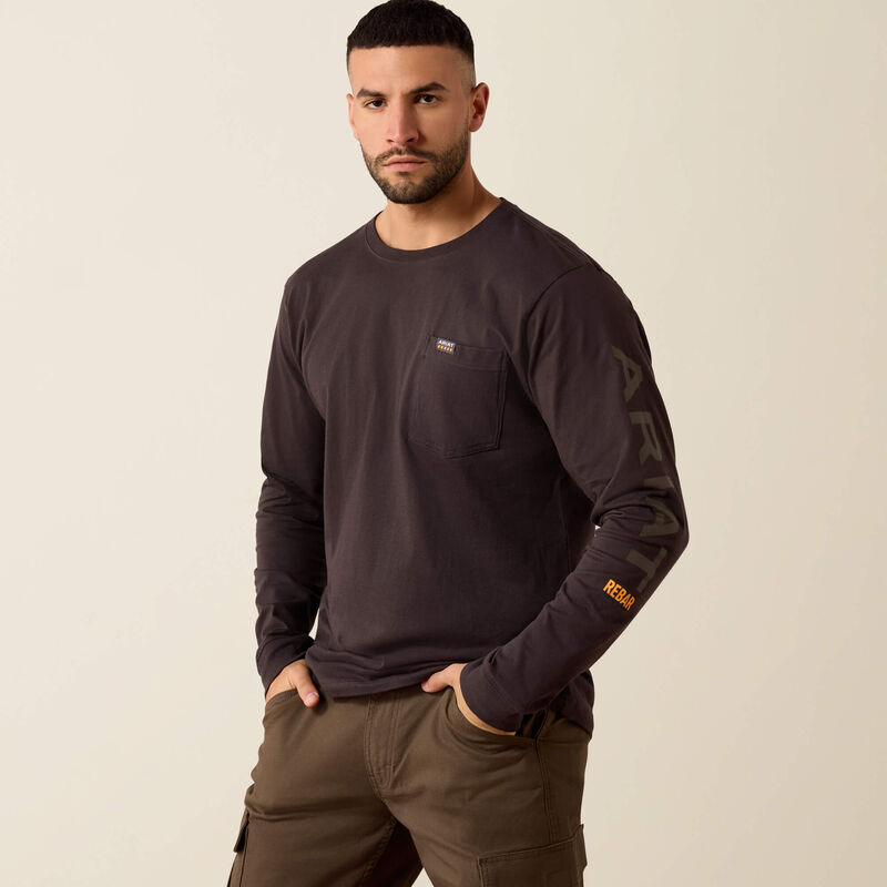 Ariat | Rebar Cotton Strong Standard Logo Pocket T-Shirt