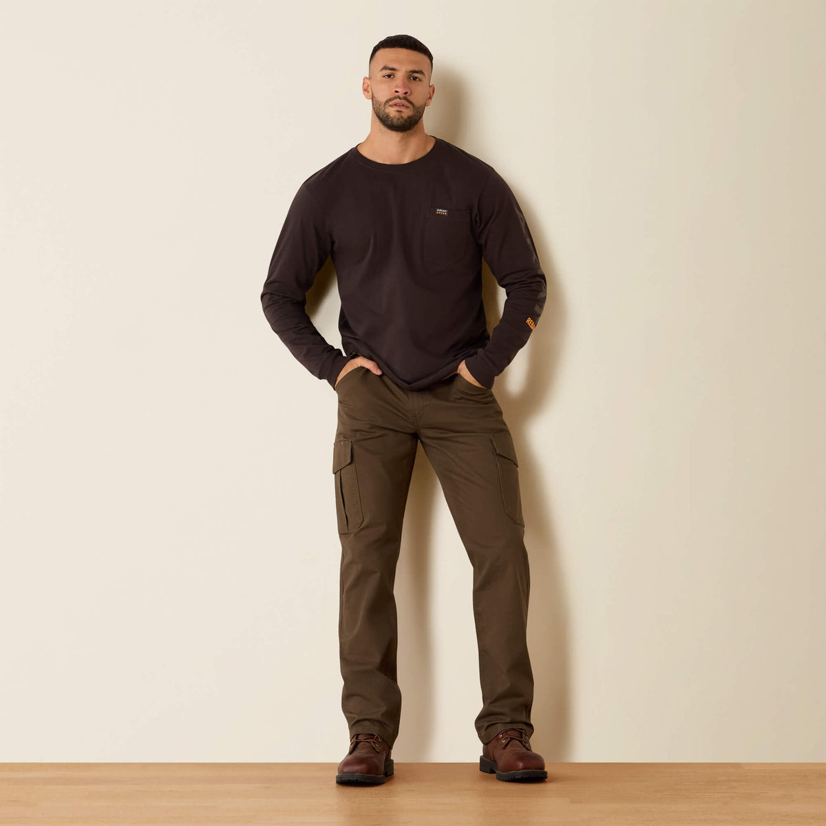 Ariat | Rebar Cotton Strong Standard Logo Pocket T-Shirt