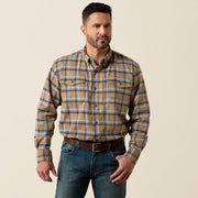 Ariat | Rebar Flannel DuraStretch Work Shirt - Field Khaki