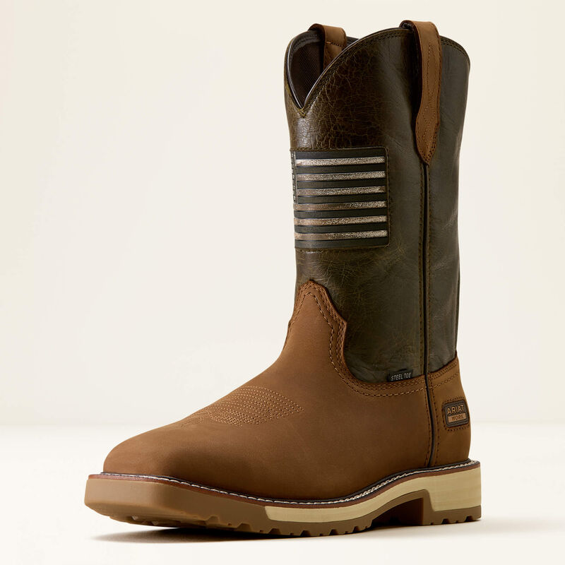 Ariat Men's Activator Patriot Wide Square Steel Toe Work Boots
