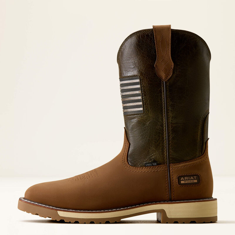 Ariat Men's Activator Patriot Wide Square Steel Toe Work Boots