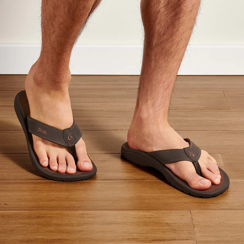 Men's Olukai ‘Ohana Dark Java-Ray Sandal