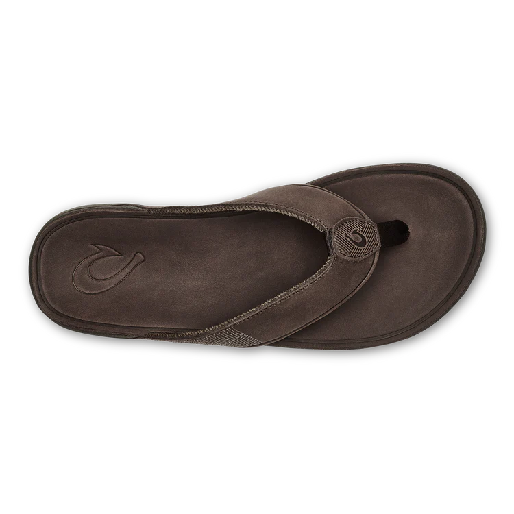 Men's Olukai Tuahine Dark Wood Sandals