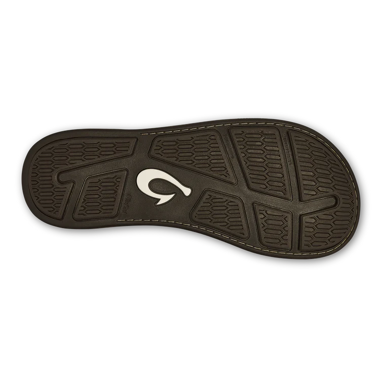 Men's Olukai Tuahine Dark Wood Sandals