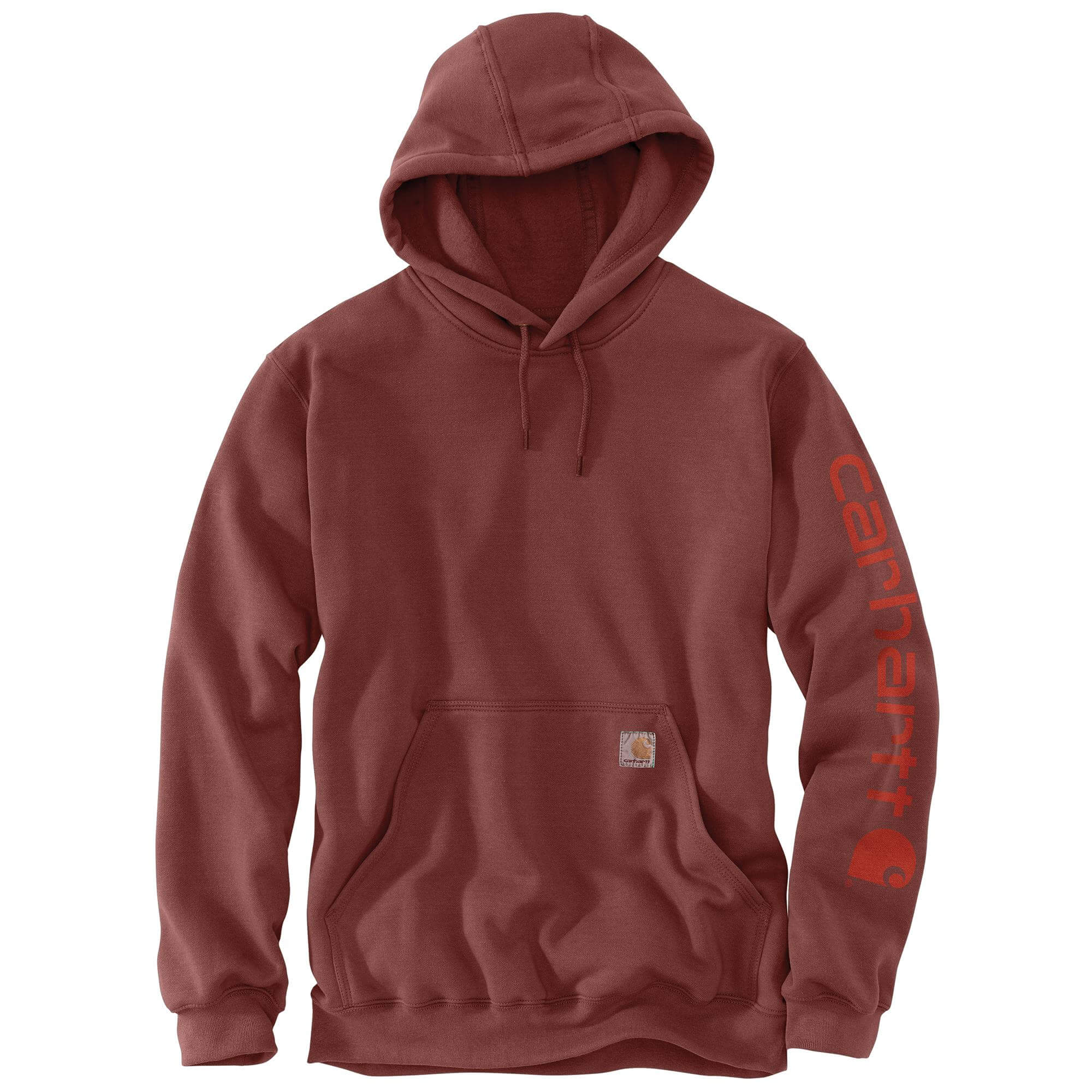 Carhartt Re-Engineered Garment Dyed Hooded Sweatshirt - Red