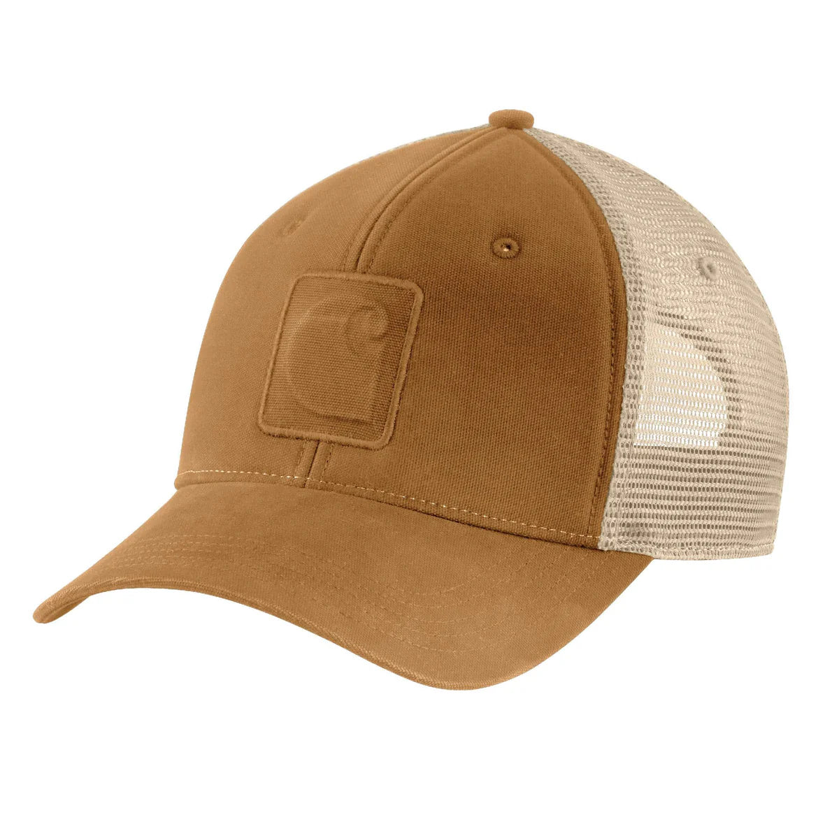 Carhartt Canvas Logo Cap - Carhartt Brown