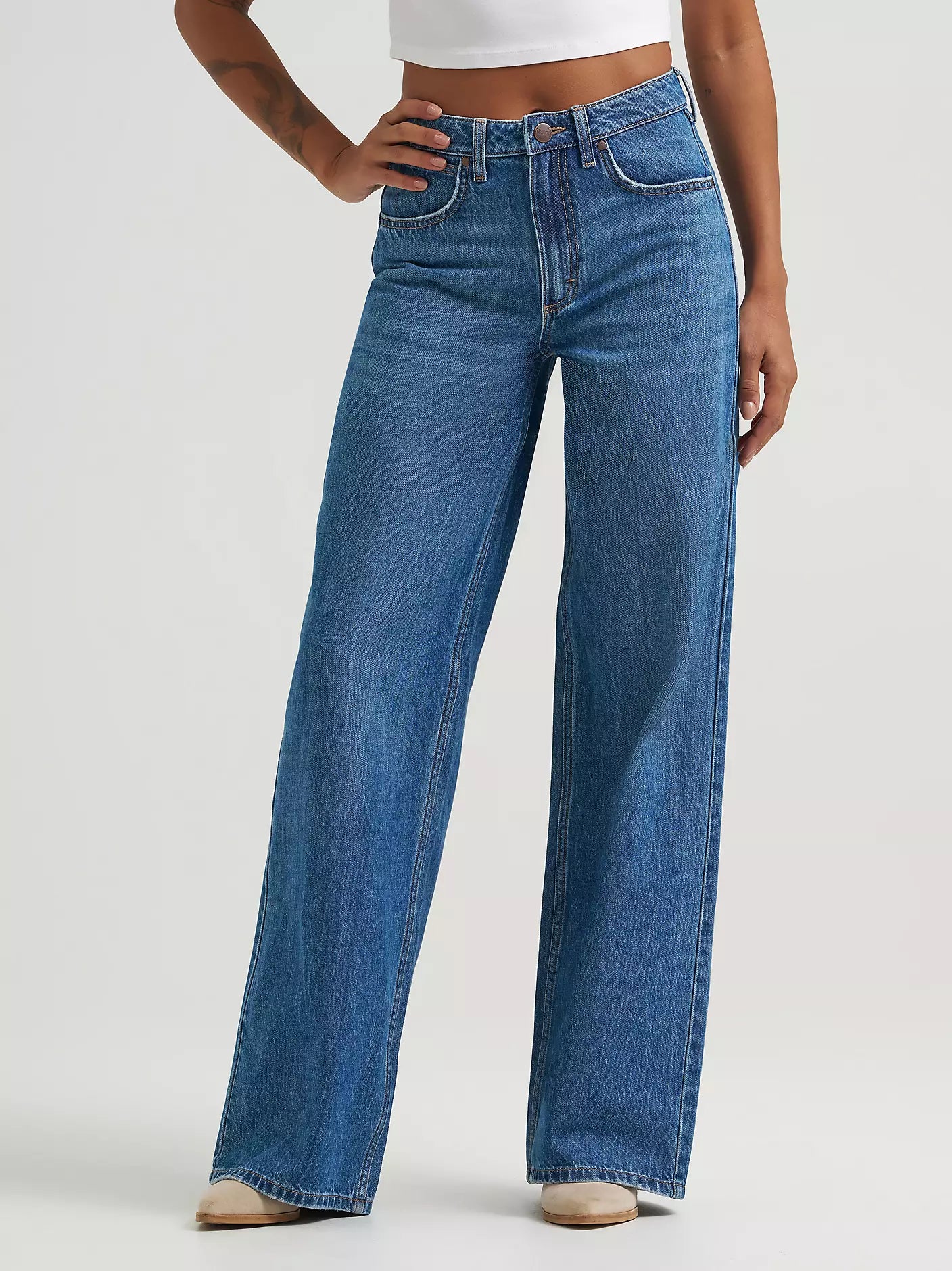Women's Wrangler Retro Bailey High Rise Wide Leg Jean