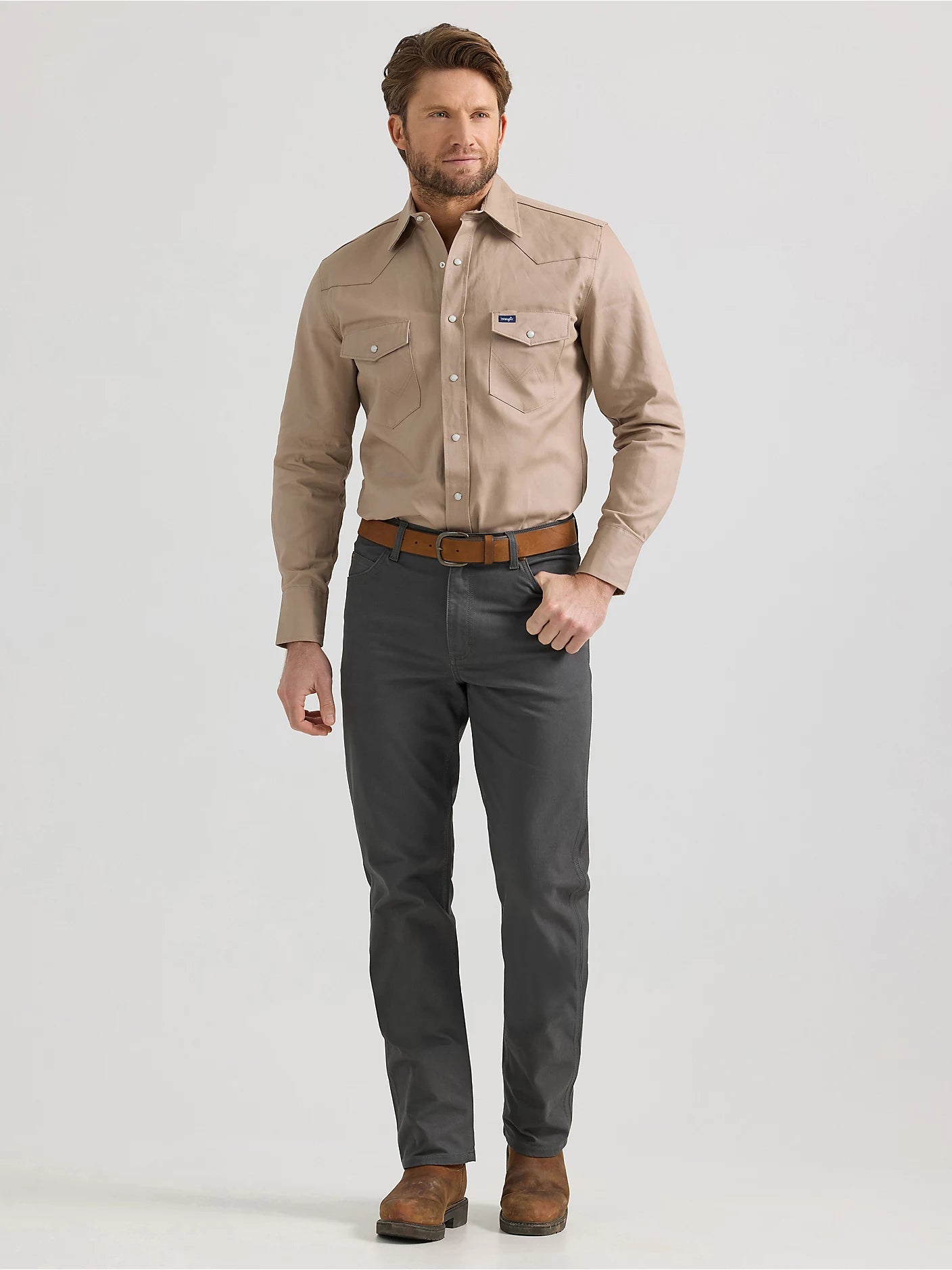 Men's Wrangler Premium Performance Tough Comfort Cowboy Cut® Regular Fit Canvas Jean