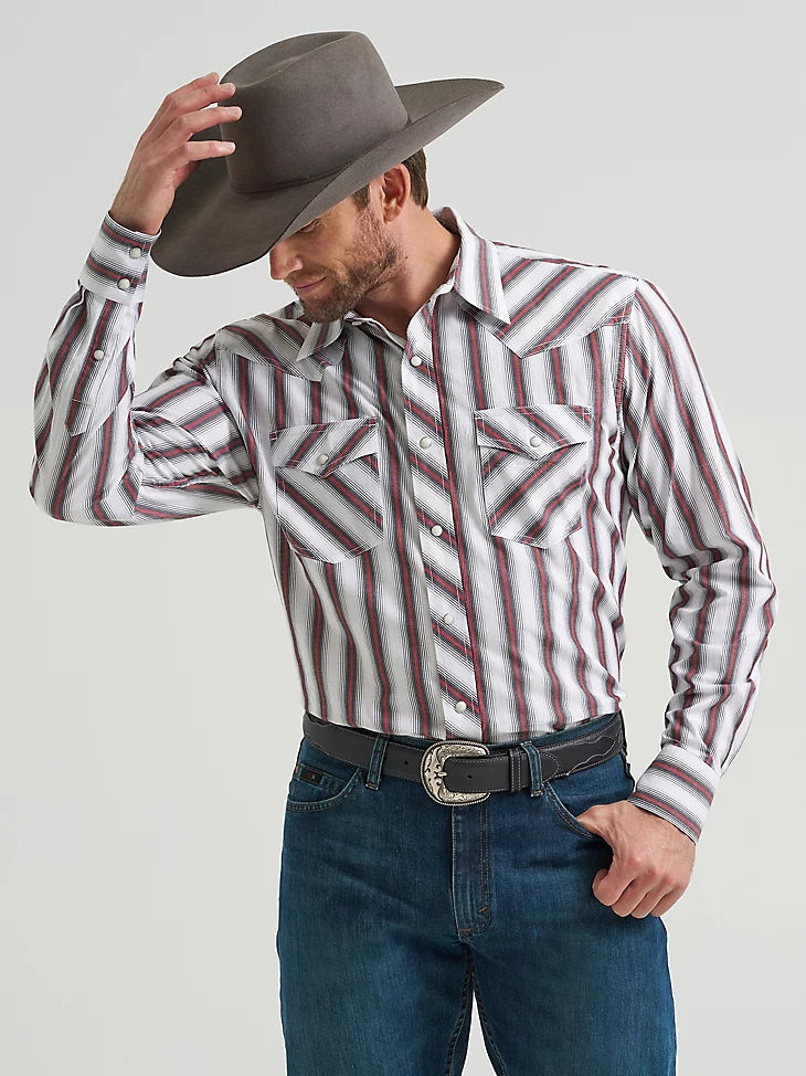 Men's 20X Competition Advanced Comfort Long Sleeve Two Pocket Western Snap Shirt