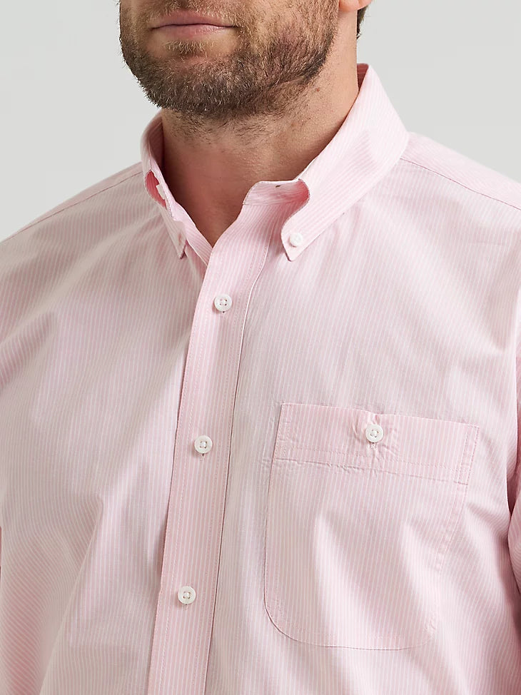 Men's Wrangler Bucking Cancer Button Down Shirt