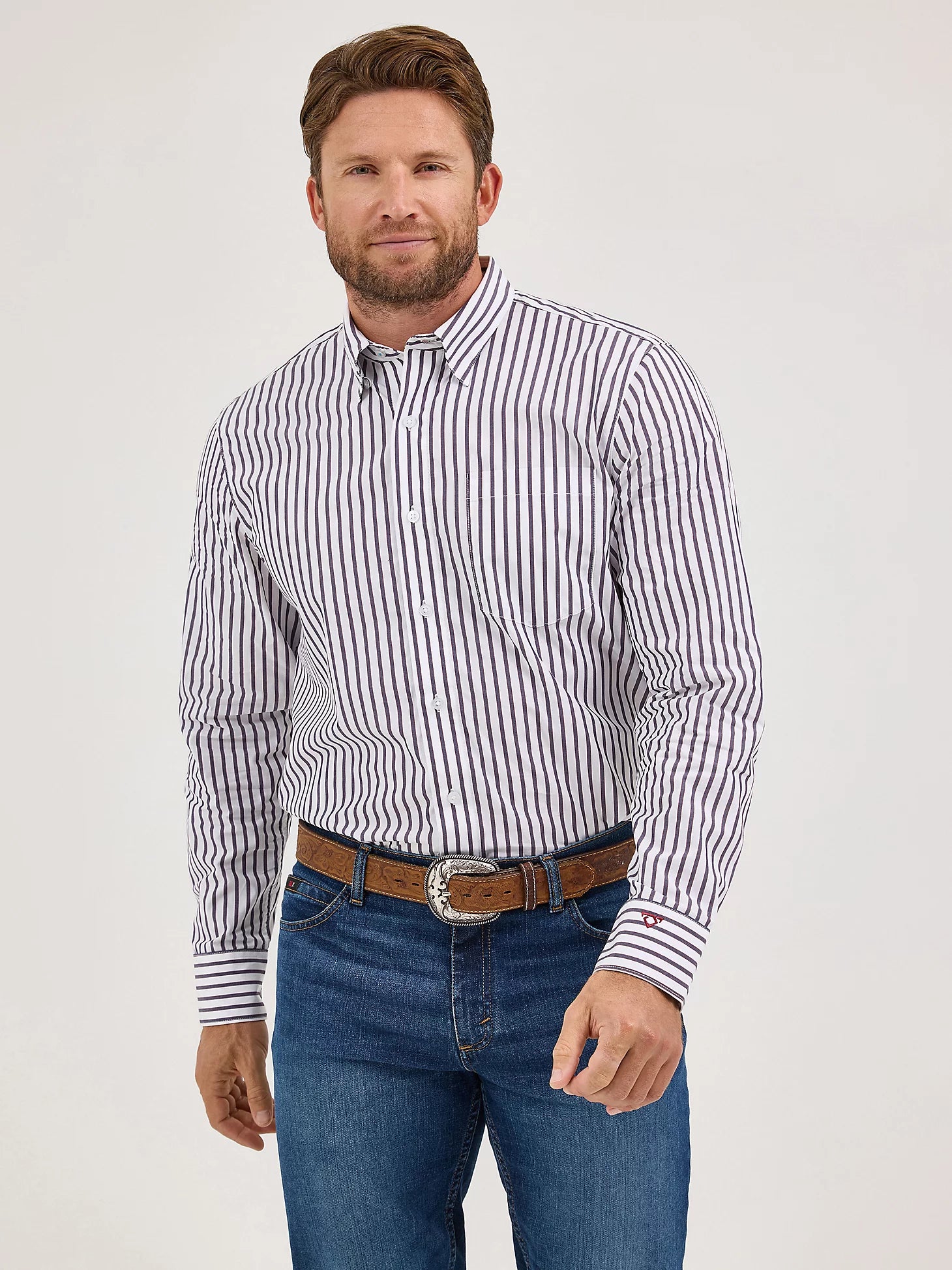 Men's Wrangler Cody Johnson One Pocket Button Down Shirt