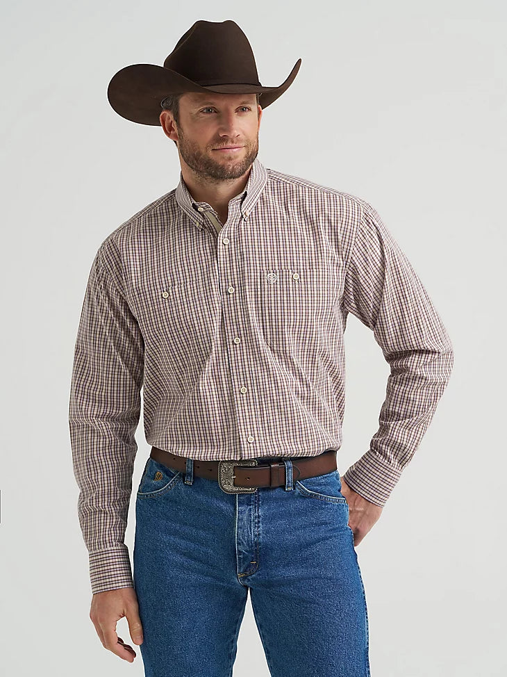 Men's Wrangler George Strait™ Long Sleeve Button Down