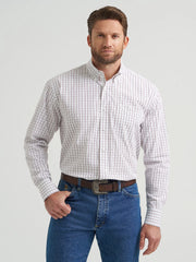Men's Wrangler George Strait Long Sleeve Button Down One Pocket Shirt