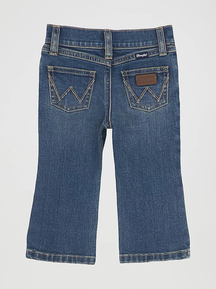 Little Boy's Wrangler Stitched Pocket Western Jeans