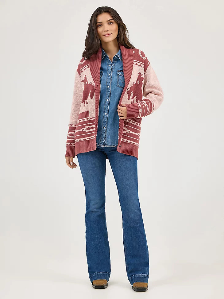 Women's Wrangler Retro Western Cardigan