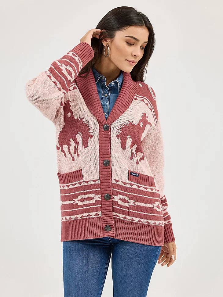 Women's Wrangler Retro Western Cardigan