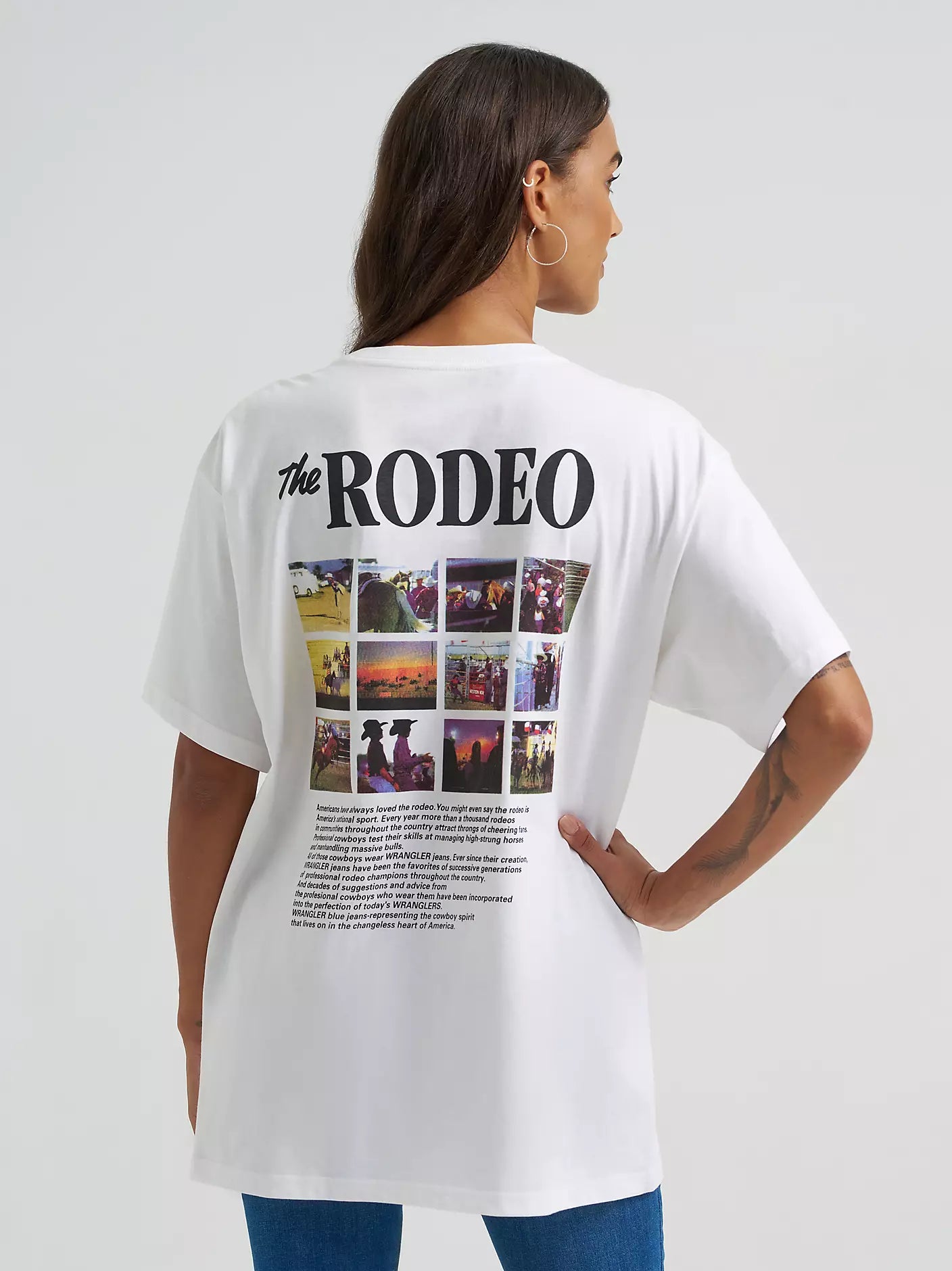 Wrangler Rodeo Snaps Oversized Tee