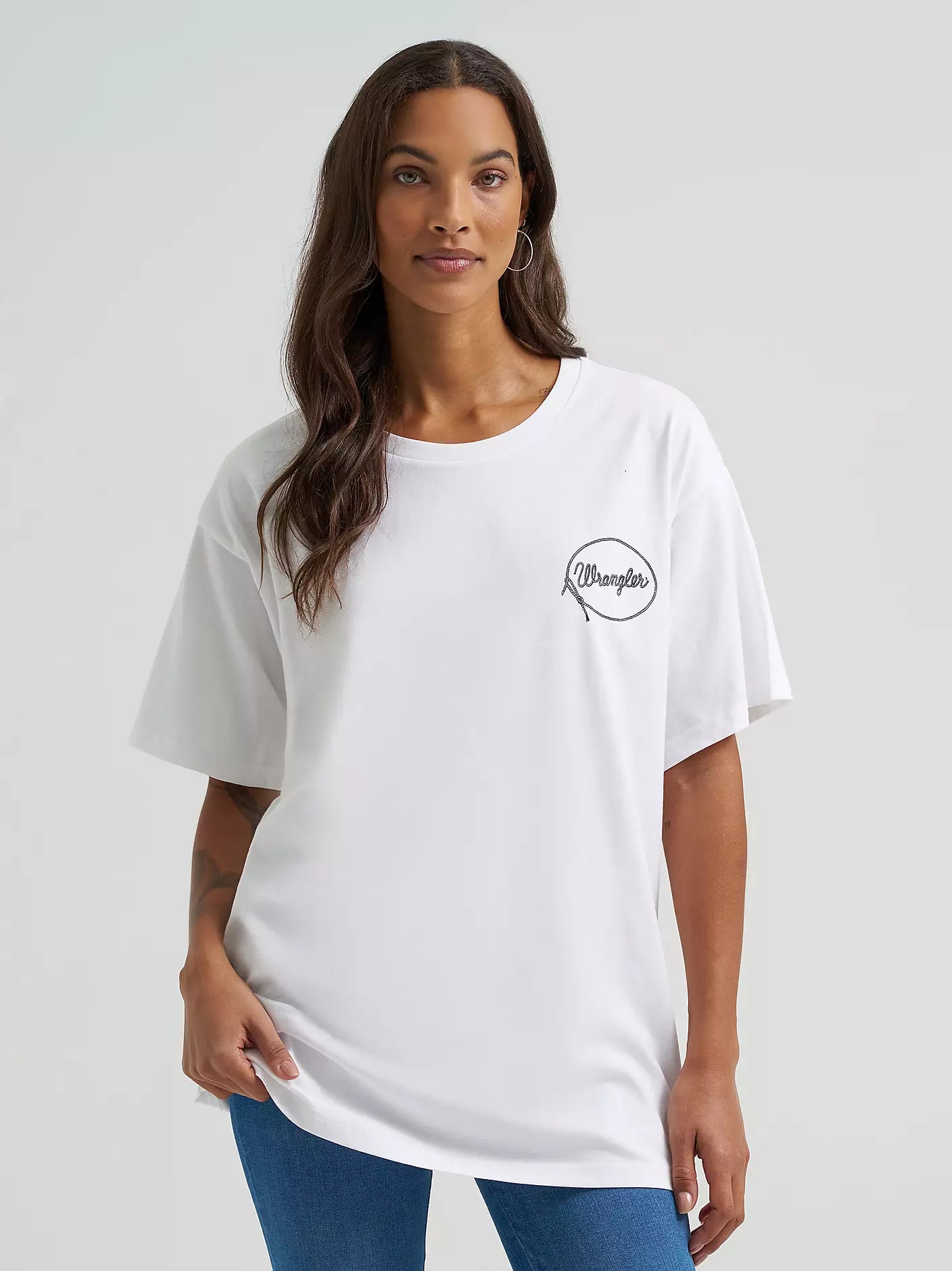Wrangler Rodeo Snaps Oversized Tee