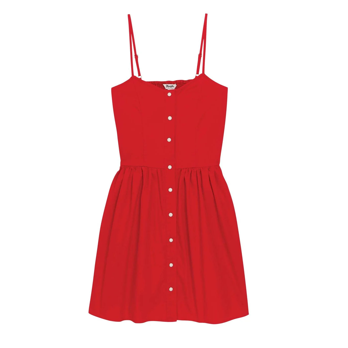 Wrangler Corset Snap Dress in Red