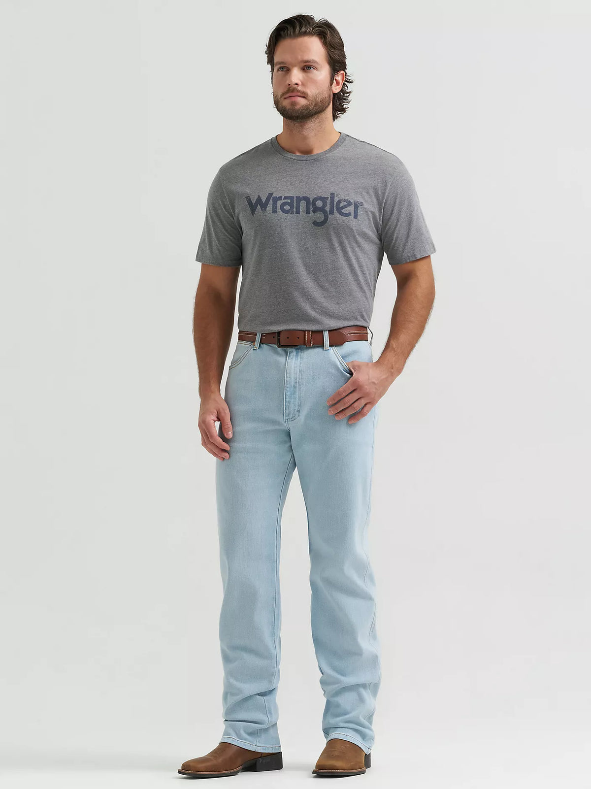 Wrangler | Men's Toughlite Cowboy Cut Original Fit Jeans - Light Wash