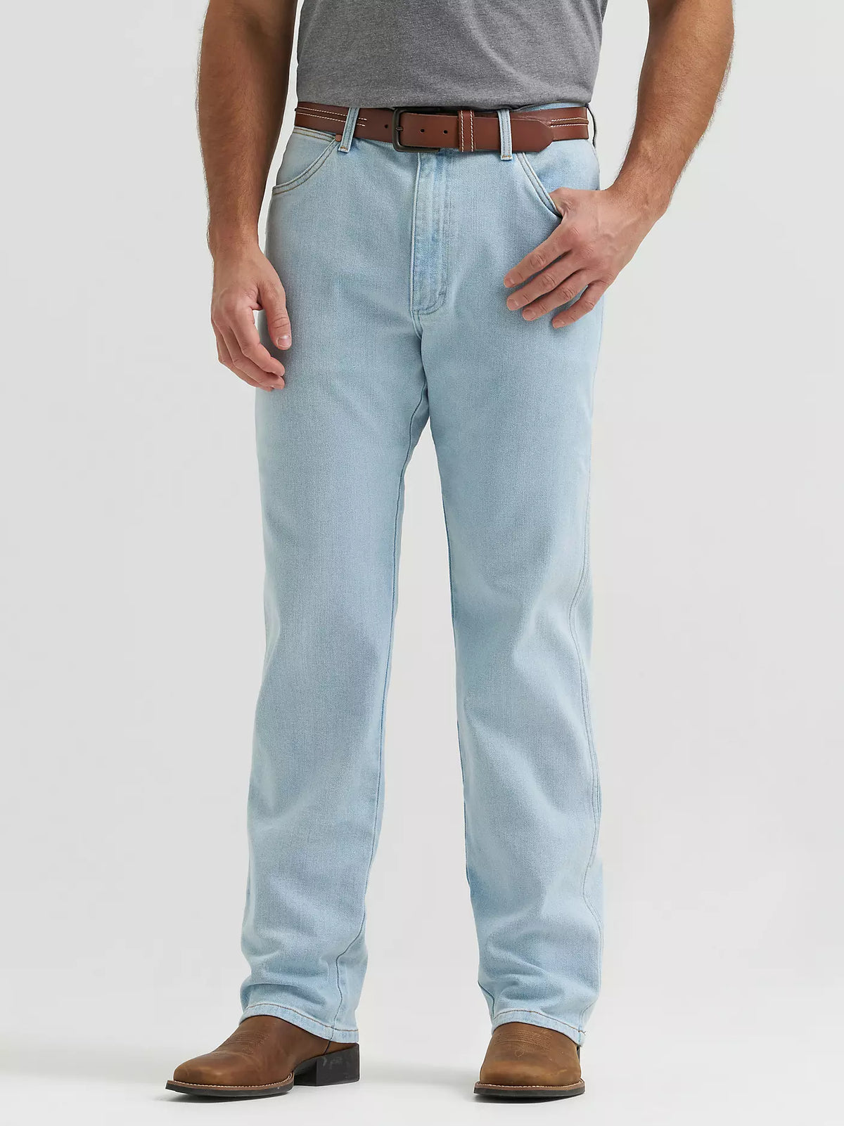Wrangler | Men's Toughlite Cowboy Cut Original Fit Jeans - Light Wash