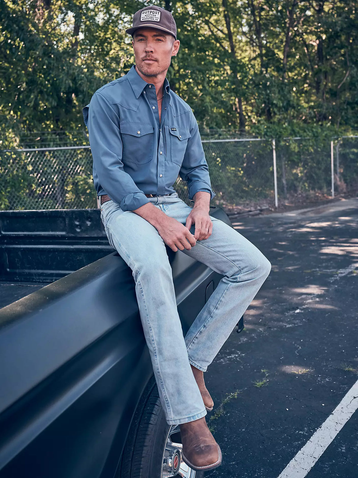 Wrangler | Men's Toughlite Cowboy Cut Original Fit Jeans - Light Wash