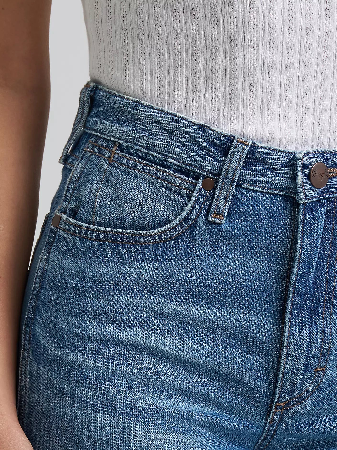 Women's Wrangler Retro Bailey High Rise Wide Leg Cuffed Jean