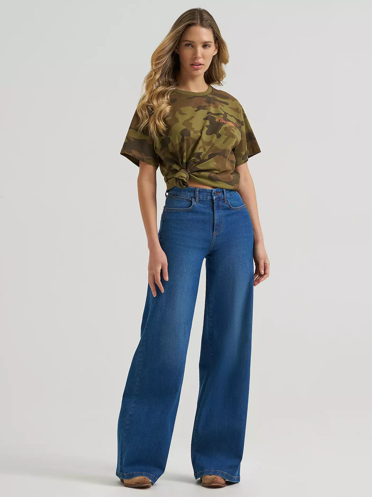 Wrangler | Cowboy Camo Girlfriend Tee