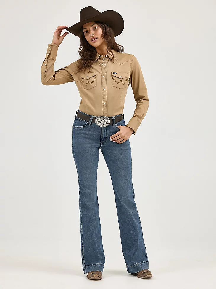 Women's Wrangler Retro Bailey High Rise Trouser Jean