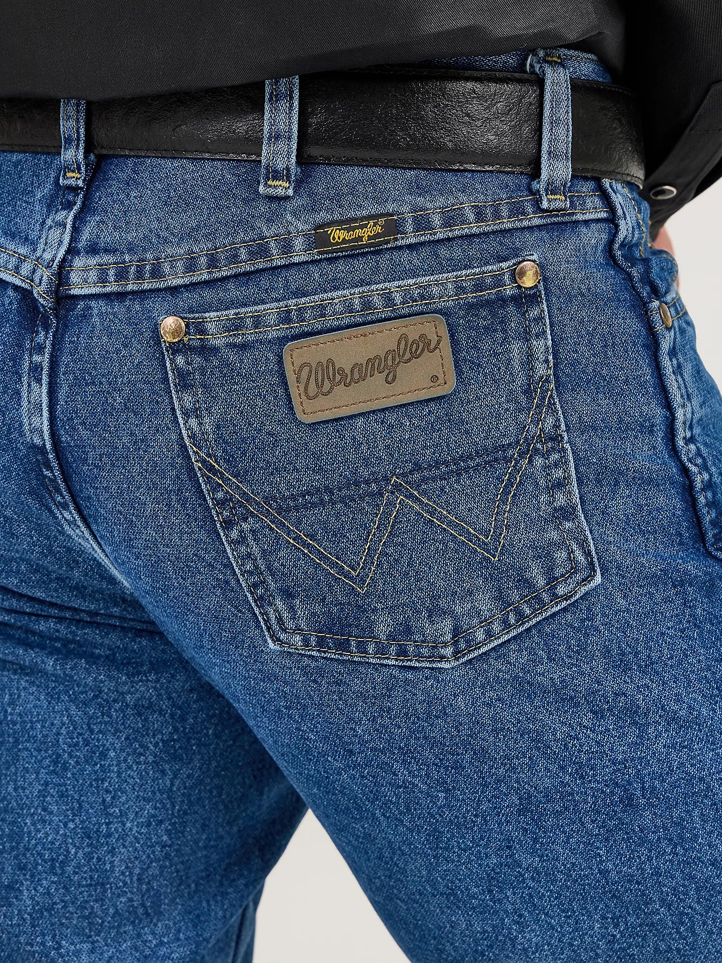 Wrangler Premium Edition George Strait - Vaqueros de ajuste original para hombre 